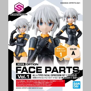 30MS Option Face Parts Vol.1 All 4 Types Facial Expression Set 1 (Color A)
