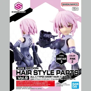30MS Option Hair Style Parts Vol.9 Short Hair 3 [Pink 2]