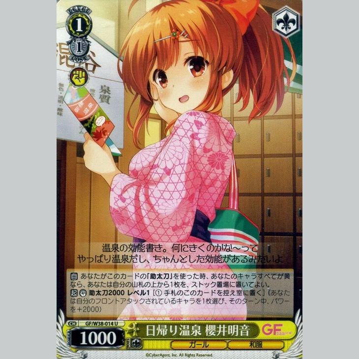 日帰り温泉 櫻井明音 — Akane Sakurai, Día de Aguas Termales