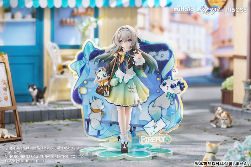 RISE UP+ Honkai: Star Rail Chibi Cat Series Figura Ver. Firefly