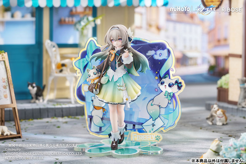 RISE UP+ Honkai: Star Rail Chibi Cat Series Figura Ver. Firefly