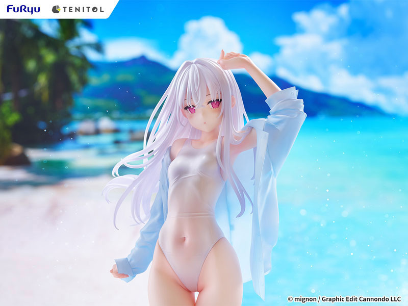 TENITOL TALL MIGNON WORKS shiro Ver. Traje de Baño