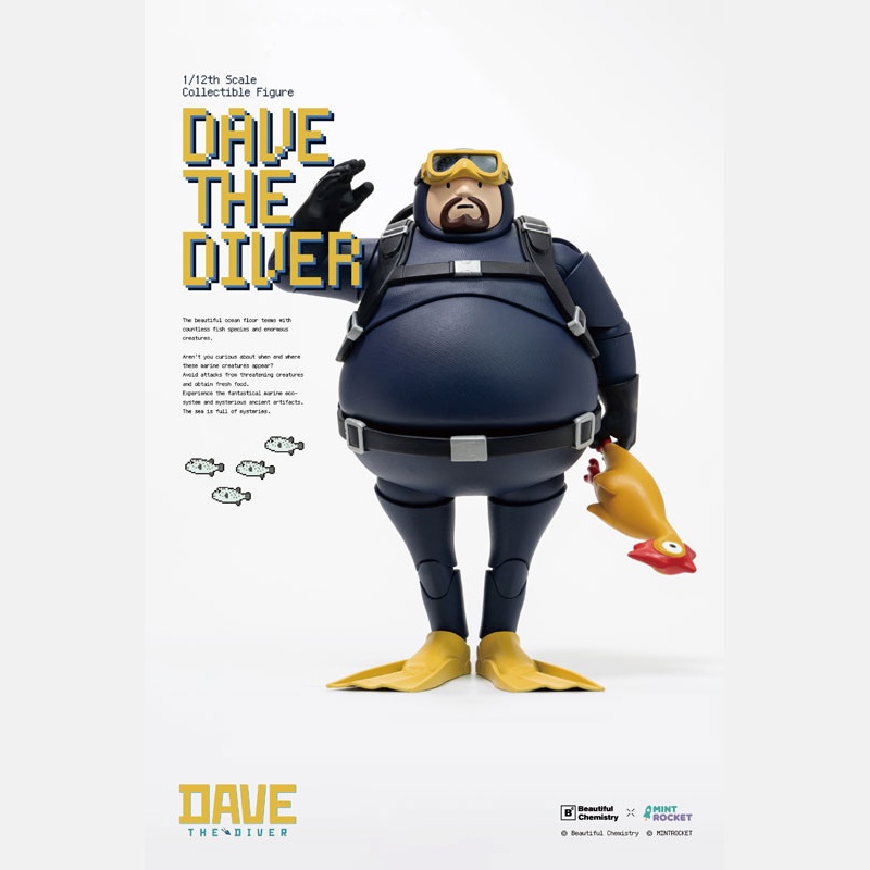 Beautiful Chemistry x DAVE THE DIVER DAVE 1/12 Figura de Acción