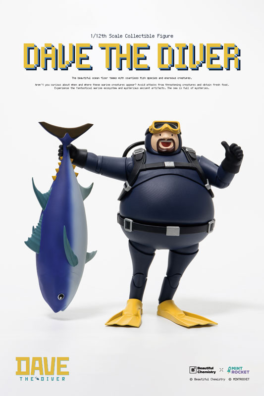 Beautiful Chemistry x DAVE THE DIVER DAVE 1/12 Figura de Acción