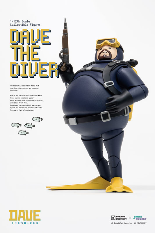 Beautiful Chemistry x DAVE THE DIVER DAVE 1/12 Figura de Acción