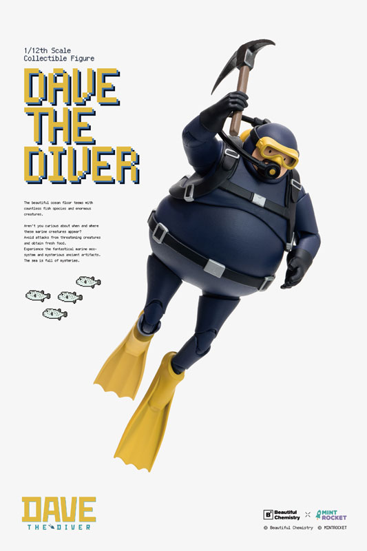 Beautiful Chemistry x DAVE THE DIVER DAVE 1/12 Figura de Acción