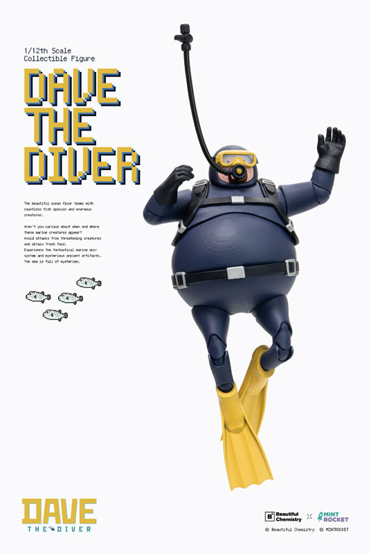 Beautiful Chemistry x DAVE THE DIVER DAVE 1/12 Figura de Acción