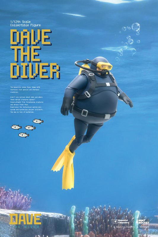 Beautiful Chemistry x DAVE THE DIVER DAVE 1/12 Figura de Acción