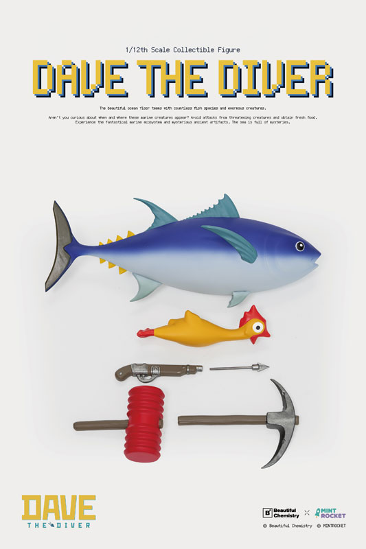 Beautiful Chemistry x DAVE THE DIVER DAVE 1/12 Figura de Acción