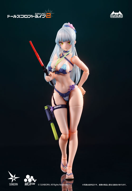 pocket art PA013 Girls' Frontline 2: Exilium Klukai: Ver. Cerulean Breaker Edición Deluxe 1/12