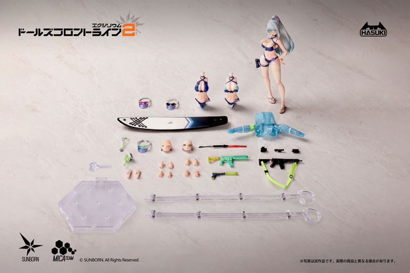 pocket art PA013 Girls' Frontline 2: Exilium Klukai: Ver. Cerulean Breaker Edición Deluxe 1/12