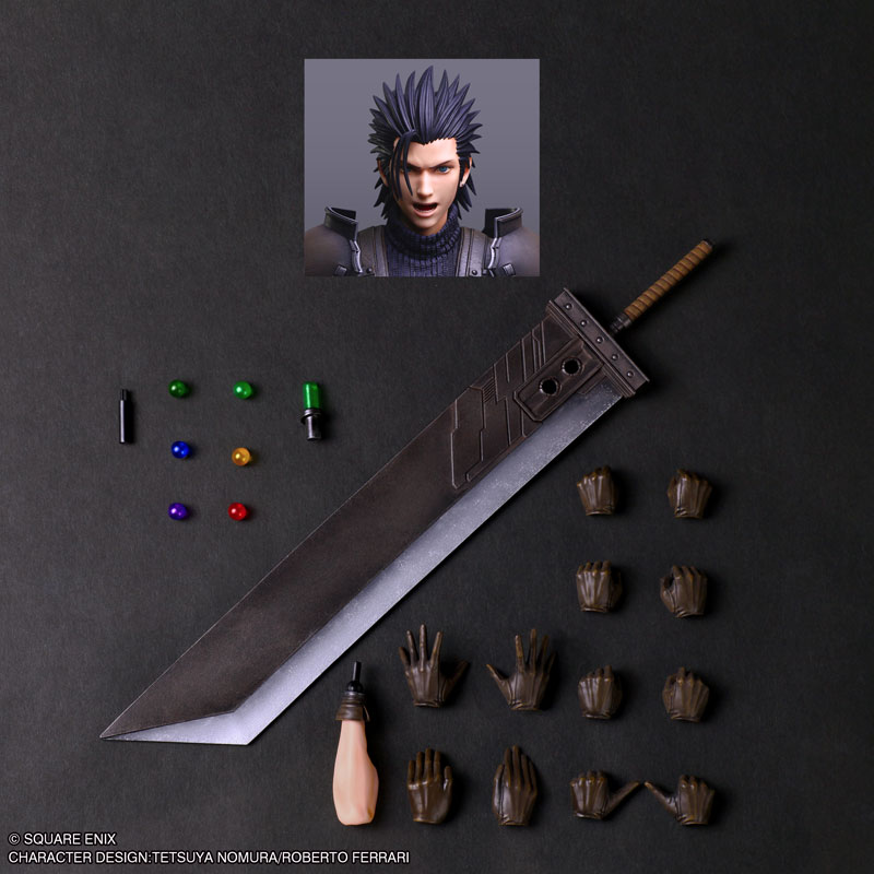 Final Fantasy VII Rebirth PLAY ARTS SHIN Zack Fair Soldado Clase 1st