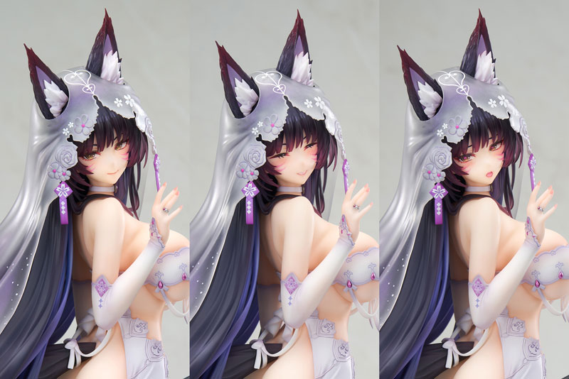 Azur Lane Musashi Ver. Wisteria Pura con Vitrina de Acrílico LED Edición Especial 1/7