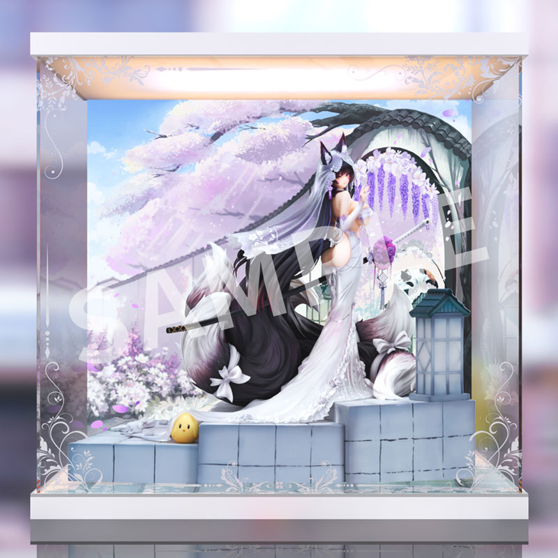 Azur Lane Musashi Ver. Wisteria Pura con Vitrina de Acrílico LED Edición Especial 1/7